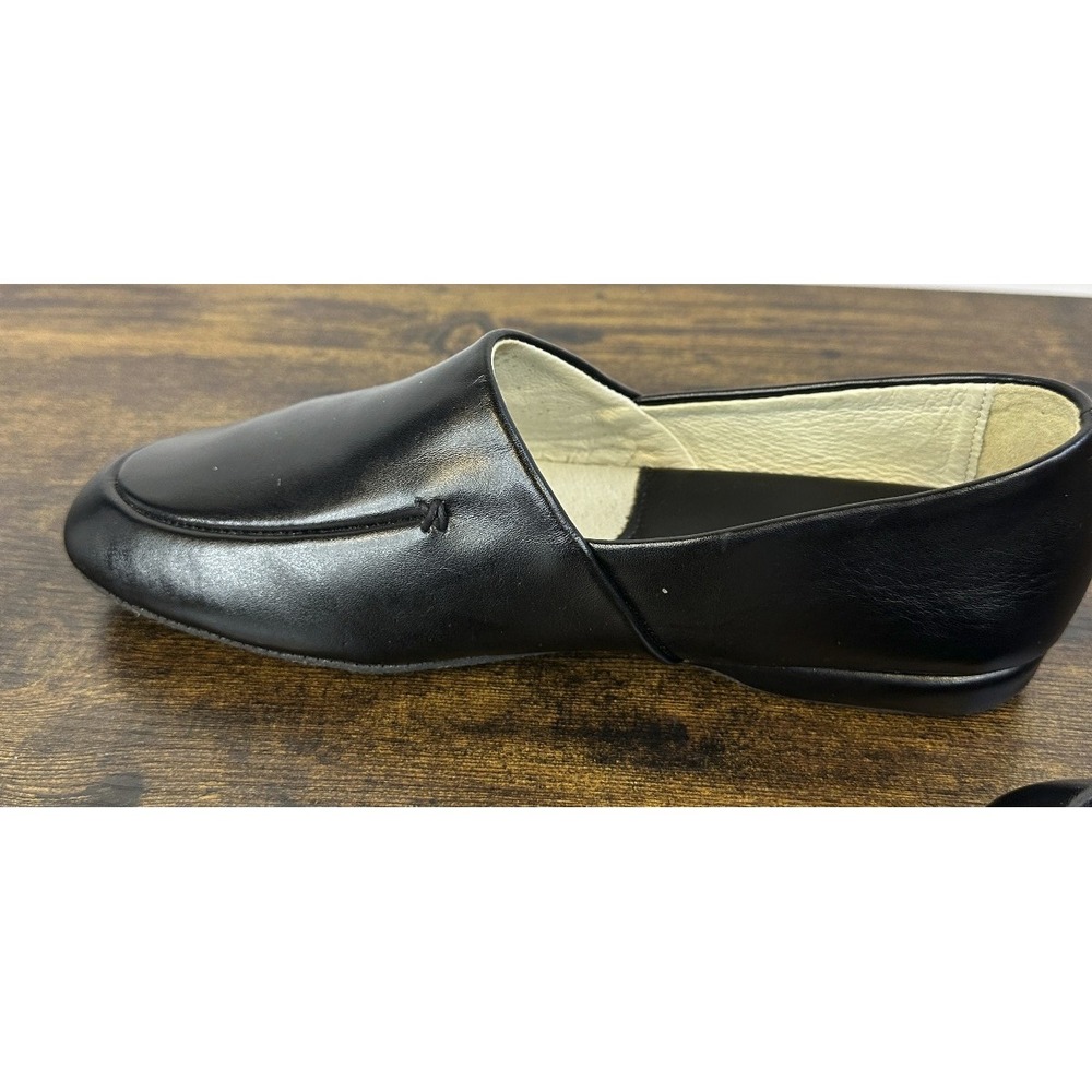 L.B. Evans Duke Opera Mens Black Leather Casual Slippers Slip On Shoes Size 8M 8 - Picture 4 of 15